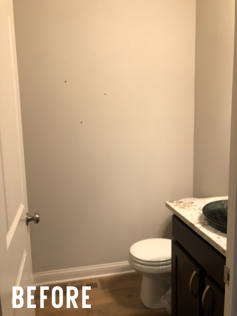 Before powder room reno