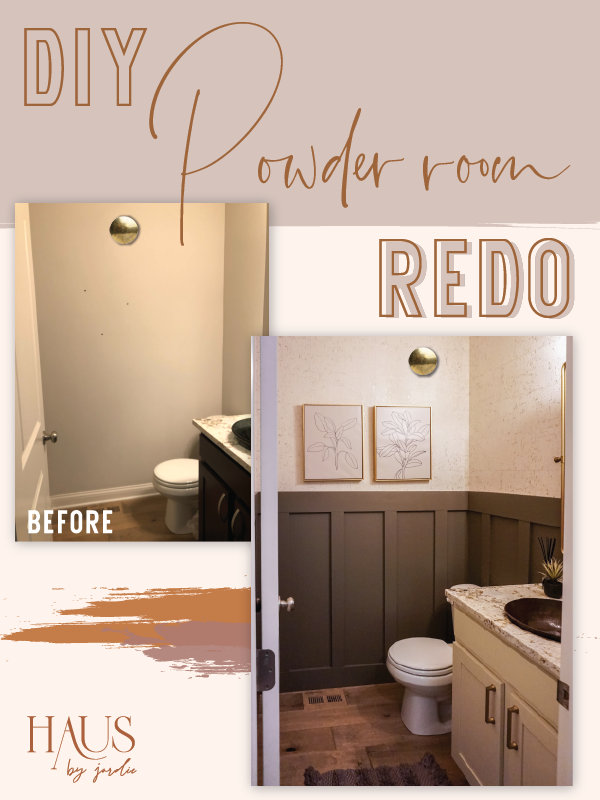 DIY Powder Room Redo