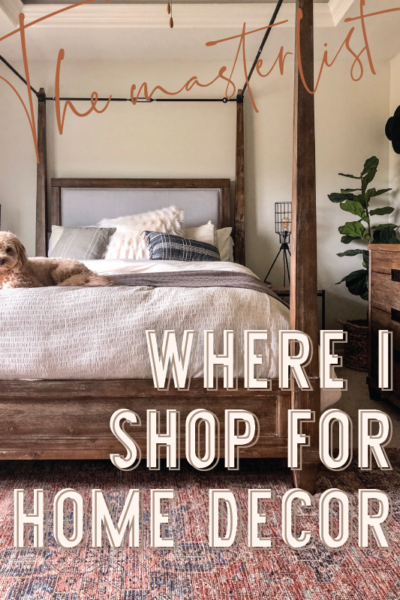 Where I Shop for Home Decor and Furniture: The Masterlist